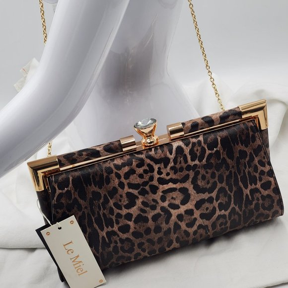 Le Miel Crossbody / Clutch Animal Print Bag – NWT - Picture 16 of 16